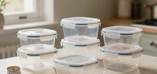 Potes herméticos: compare a tampa, não só o kit
